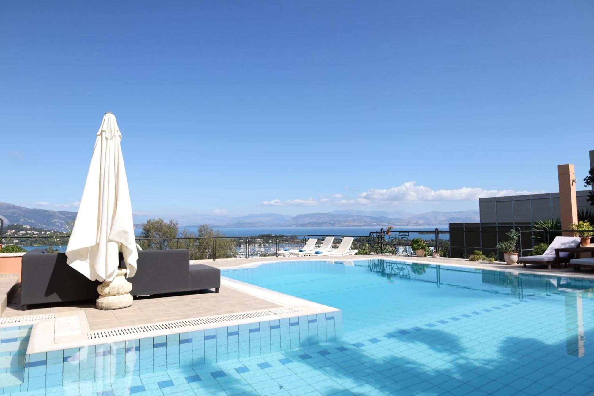 Villa Casa T With Amazing Views In Corfu Kontokali Exterior foto