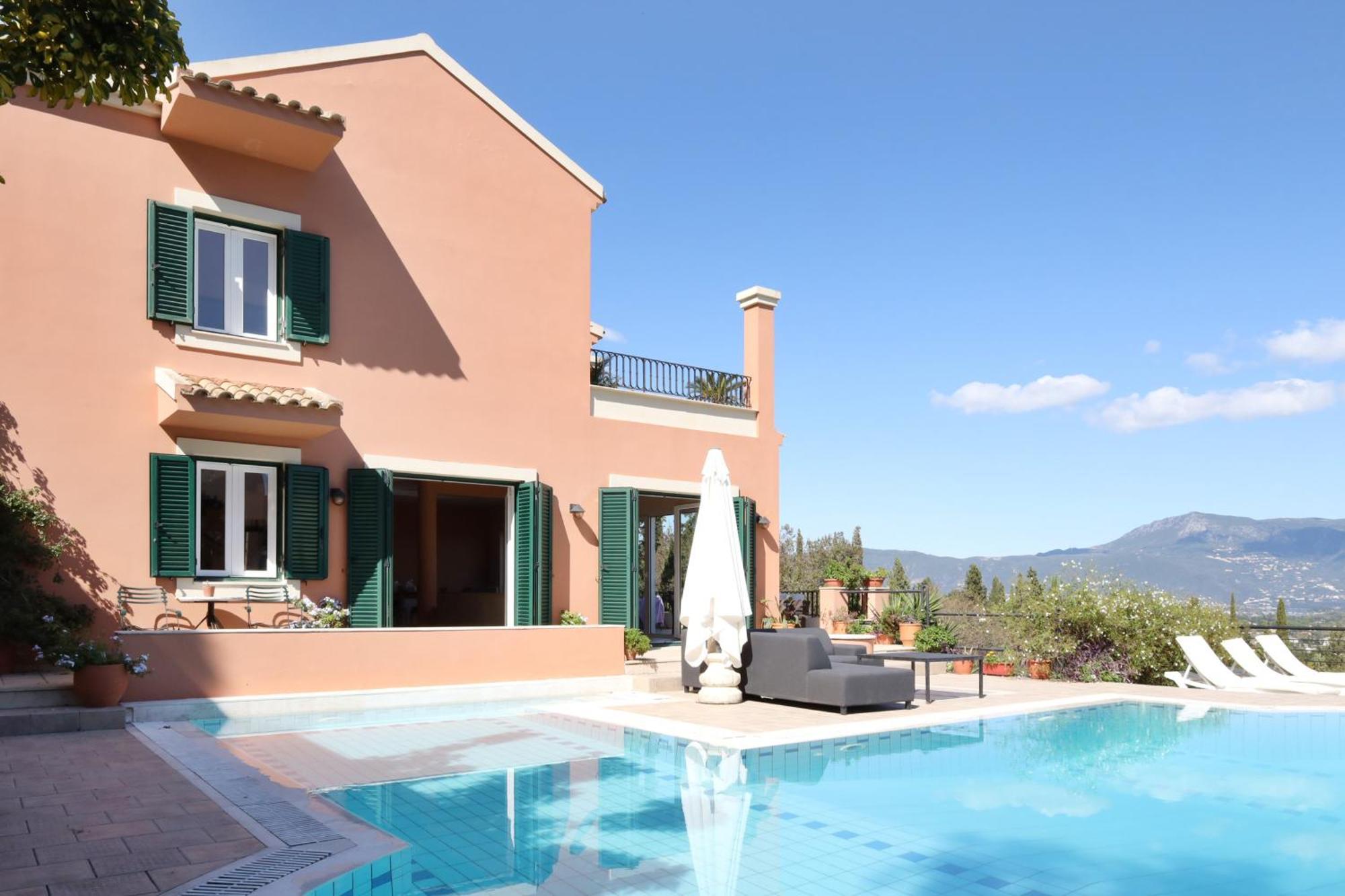 Villa Casa T With Amazing Views In Corfu Kontokali Exterior foto