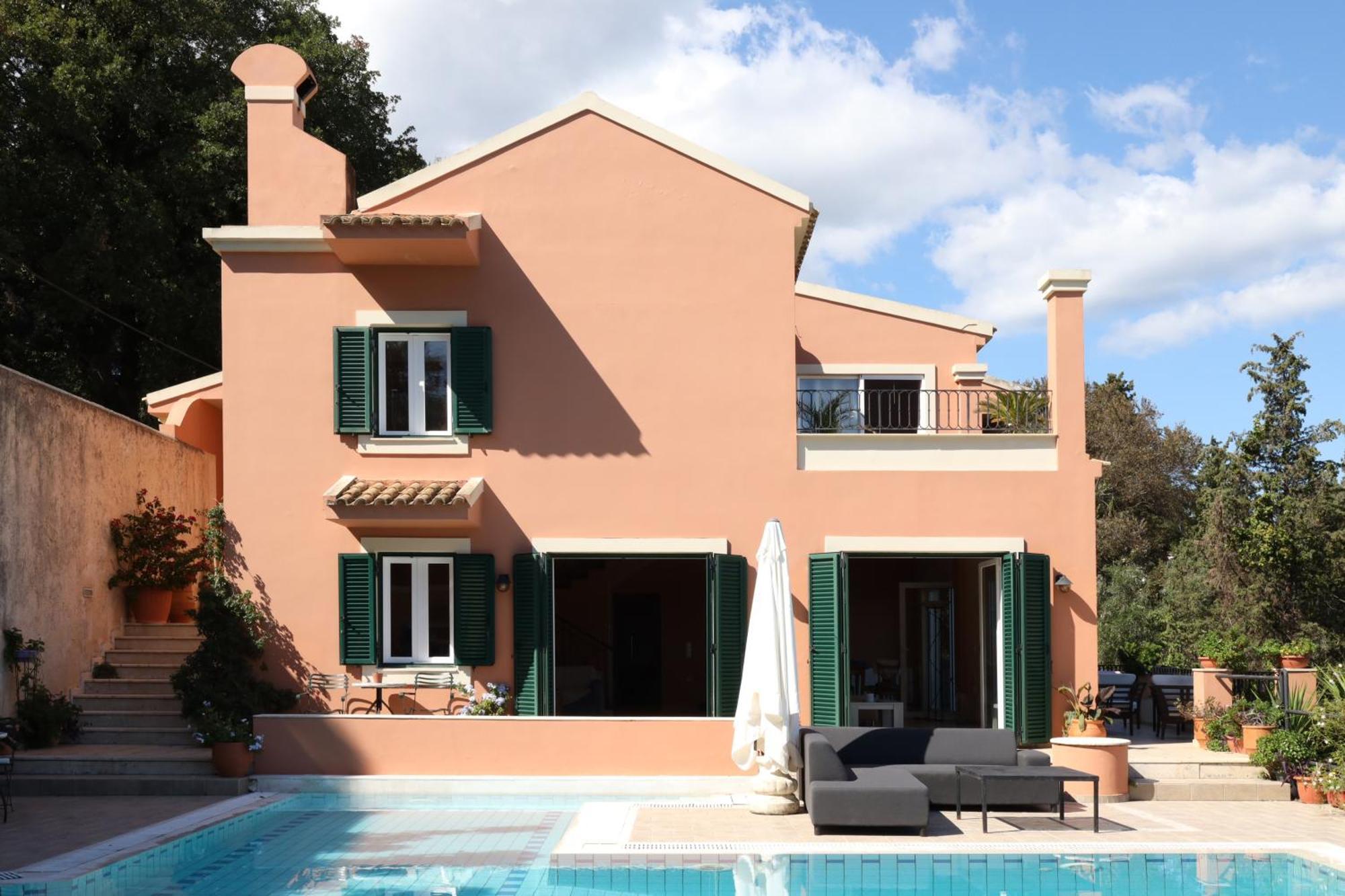 Villa Casa T With Amazing Views In Corfu Kontokali Exterior foto