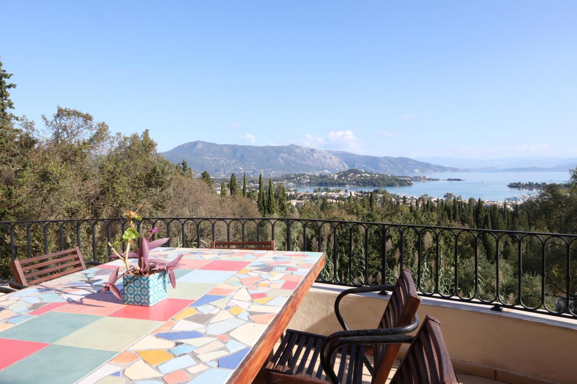 Villa Casa T With Amazing Views In Corfu Kontokali Exterior foto